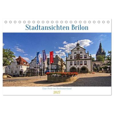 Stadtansichten Brilon (Tischkalender 2027 DIN A5 quer), CALVENDO Monatskalender