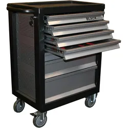 Benson, Werkzeugwagen 7 Schubladen 1125 Teile Black Editio