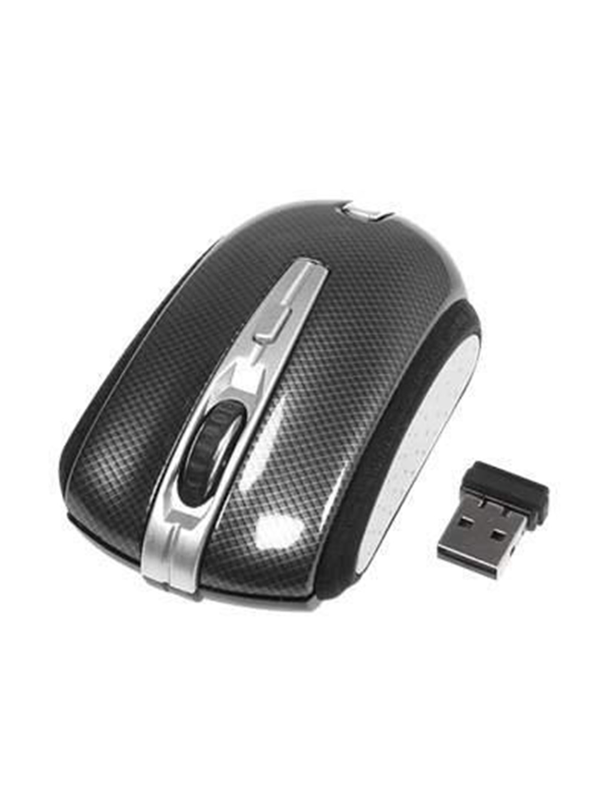 Deltaco MS-461 - Mouse optical 2 buttons wireless USB Black/Grey - Maus (Schwarz)