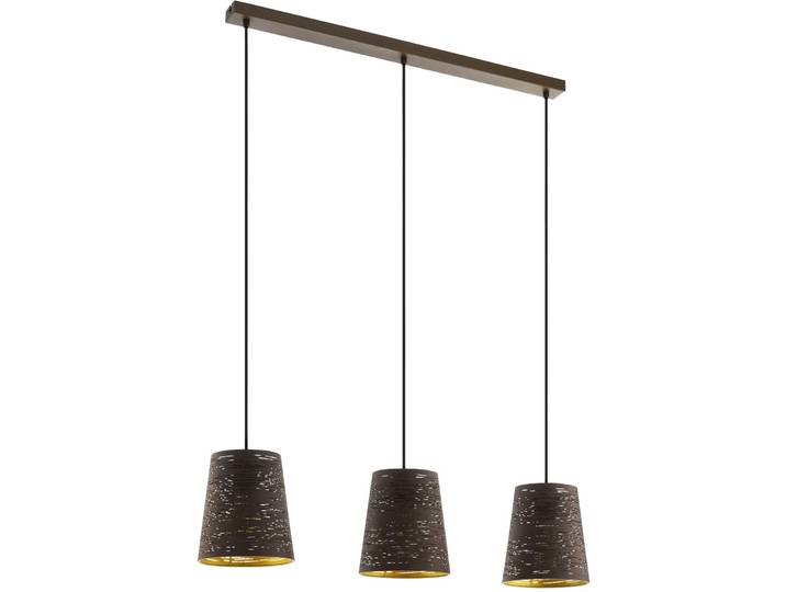 Eglo Pendellampe Segezia Gold/braun Stahl B 18 cm