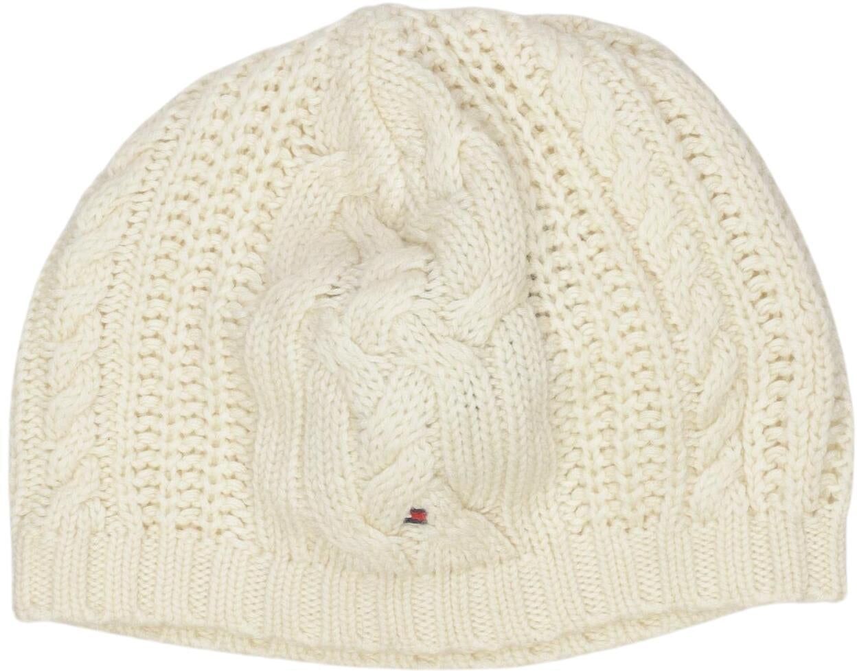 Tommy Hilfiger Damen Hut oder Mütze, Cremeweiß, Gr. Onesize, Schurwolle - Second Hand