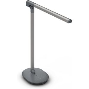 Philips Schreibtischlampe Sword, grau, LED, dimmbar, 450 Lumen, warm- bis tageslichtweiß