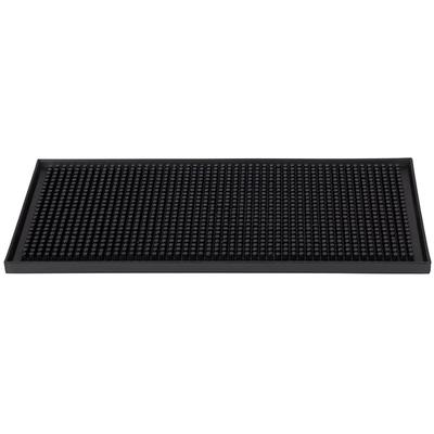 Barmatte BUDDY'S "Buddy´s Bar", schwarz, B:30cm H:1cm T:15cm, ABS-Kunststoff, Geschirrständer, Bar-Accessoire, Abtropfmatte, Kunststoff-Matte, spezielle Struktur