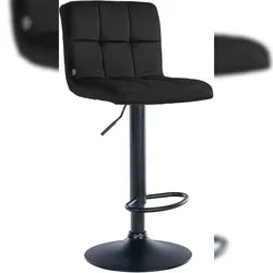 CLP Barhocker Peru Samt Samt HBT: 94x46x47 cm schwarz