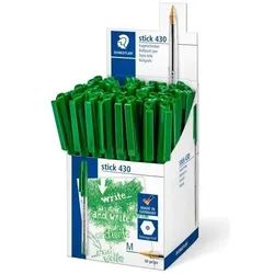 Staedtler, Schreibstifte, Stift Stick 430 Grün (50 Stück) (50x)
