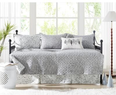 Southshore Fine Linens Botanical Leaves 6-piece Daybed Cover Set