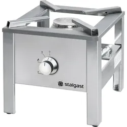 Stalgast Edelstahl Gas-Hockerkocher STANDARD, G20, 340x340x340 mm (BxTxH)