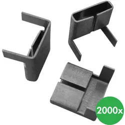 Klemme für Stahlband, Typ R 13 mm, 2000 Stk.