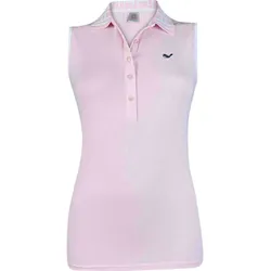 girls golf Polo All Square Rose, ärmellos, rosa