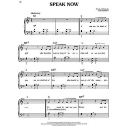 Taylor Swift, Speak Now: Easy Piano, Fachbücher