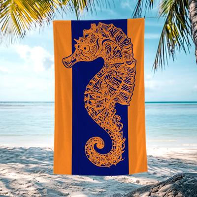 JML "Large Turtle Shark Seahorse Beach Towel Pool Swimming Towels 30"" X 60"", 35""x70"""