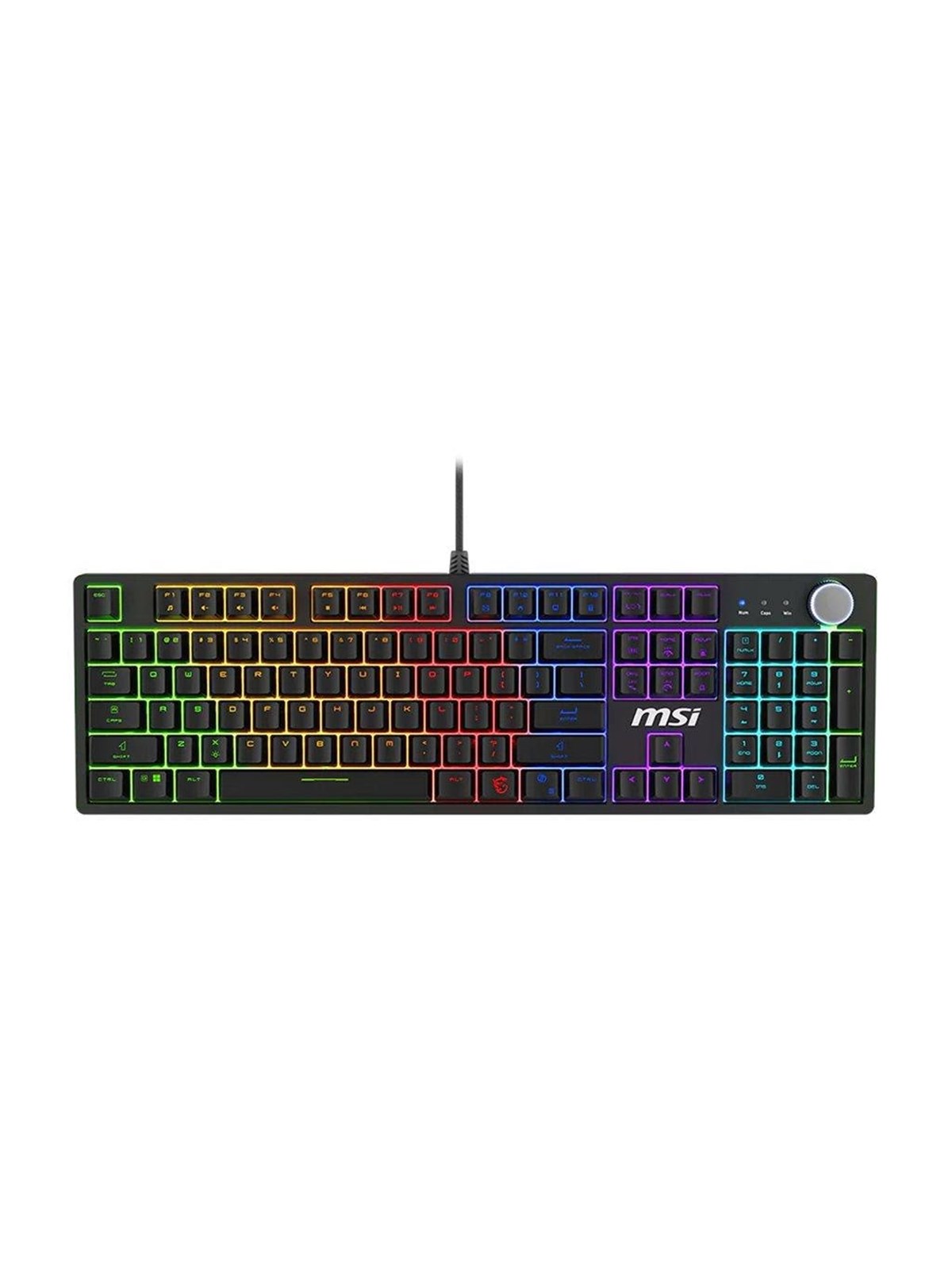 MSI FORGE GK320 - Gaming Tastatur - Englisch (US) - Schwarz