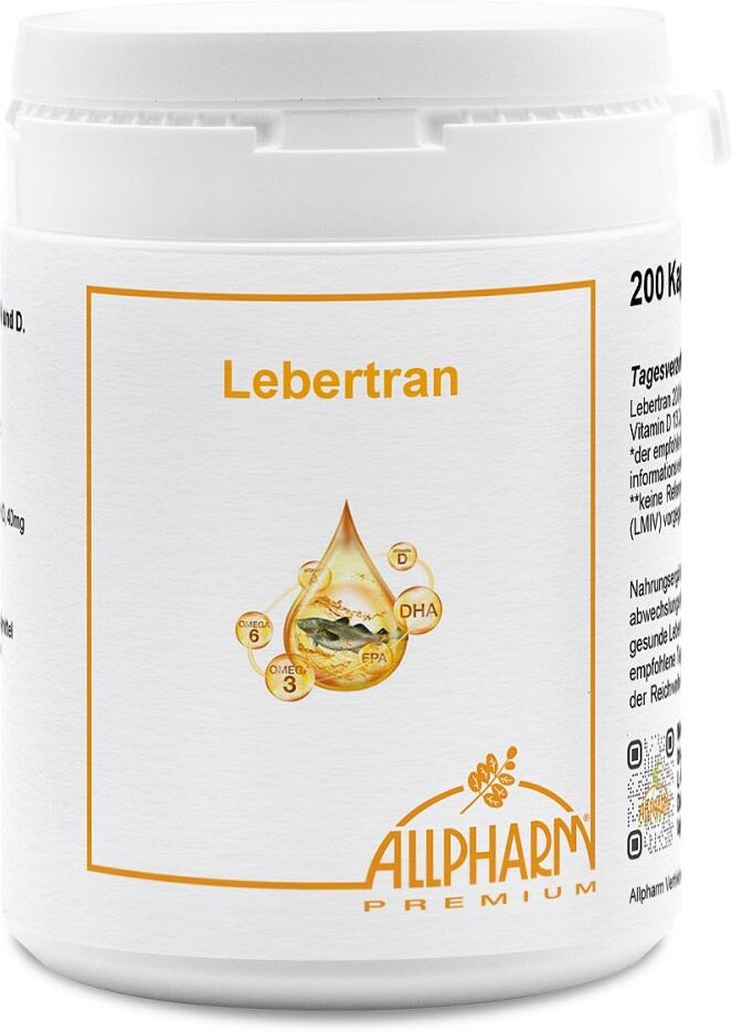 Lebertran Kapseln 500 mg 200stk