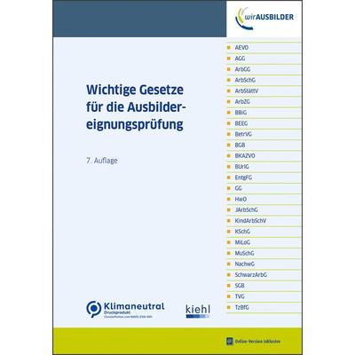 Wichtige Gesetze für die Ausbildereignungsprüfung, Set von , Nwb Verlag, 978-3-470-10127-9