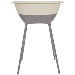 Luma, Babybadewanne, Kreidebrauner Badezimmerständer