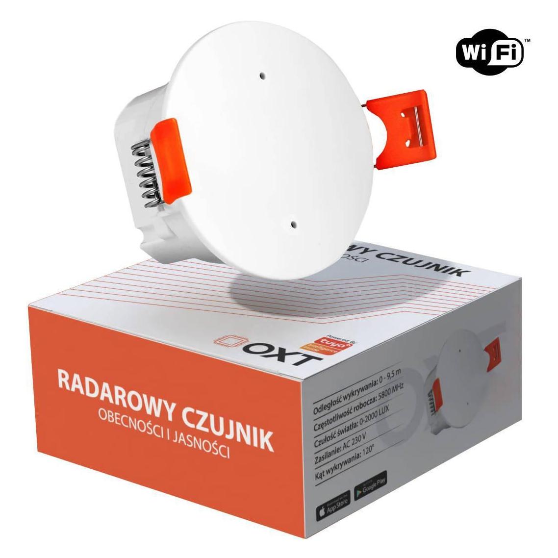 OXT Czujnik radar obecności jasności 230V WiFi TUYA T150 (54484678)