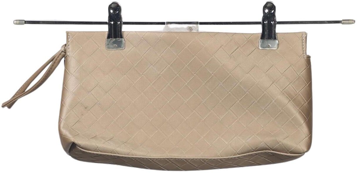 asos Damen Handtasche klein, Beige, Kunstleder - Second Hand