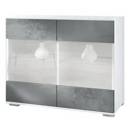 KOMMODE Bari Beton Dunkel Optik