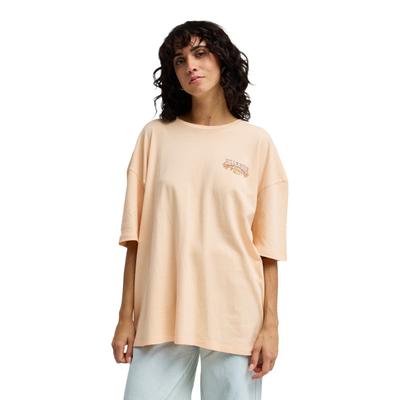 T-Shirt BILLABONG "Waterfall", Damen, Gr. XS, beige (soft peach), Obermaterial: 100% Baumwolle., Shirts T-Shirt