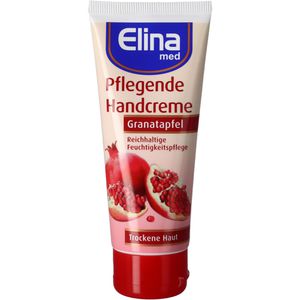 Elina-med Handcreme Pflegend, Granatapfel, für trockene Haut, 75 ml