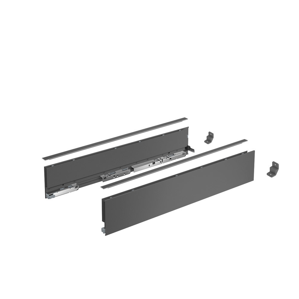 Hettich Möbel-Schubkastenzarge, AvanTech YOU, 600mm, links und rechts, anthrazit 9353428