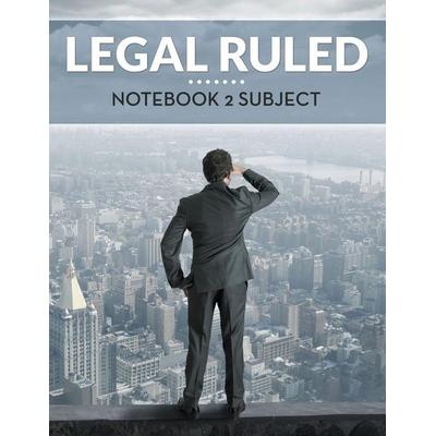 Legal Ruled Notebook 2 Subject, Taschenbuch von Speedy Publishing Llc, Biz Hub, 978-1-68145-177-0