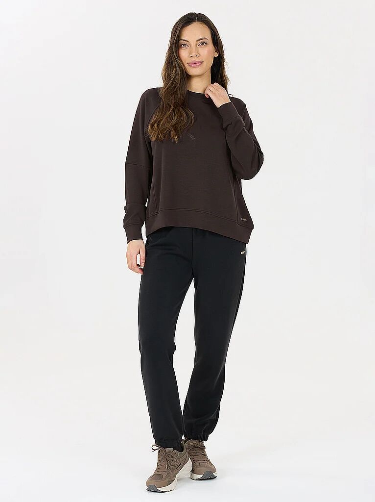 ATHLECIA Damen Fitnesssweater Jacey Crew Neck braun   36 W