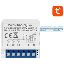Avatto ZWSM16-W3, Smart Switch, 3-Kanal Schaltaktor, Zigbee