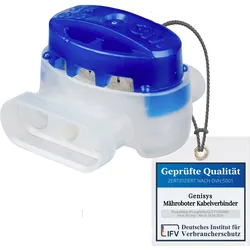 Genisys Kabel Verbinder kompatibel mit PARKSIDE PMRA Smart PMRDA 20 V Draht Reparatur Verbindungsklemmen Mähroboter - wasserdicht - Original 3M, Inhalt: 20x314