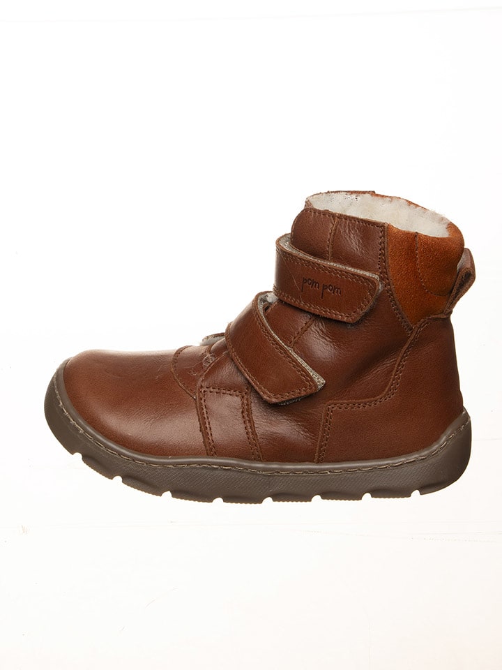 POM POM Barfußschuhe in Hellbraun - 31