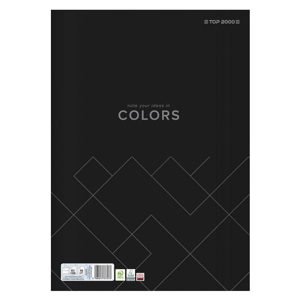 TOP A3/100K Farben grünes Büropapier (A3, 100 Blätter) (47605604)