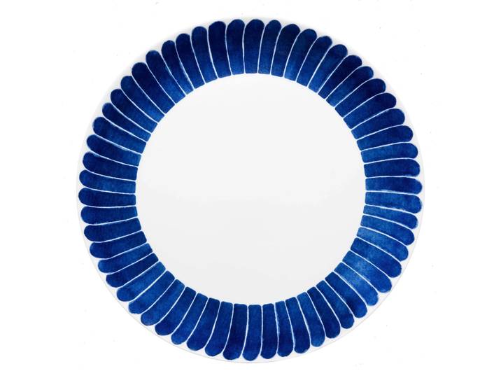 Götefors Porslin Assiette Selma bleue 24 cm