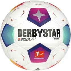 DERBYSTAR Ball Bundesliga Brillant Replica S-Light v23, Größe 3 in Grau Grau