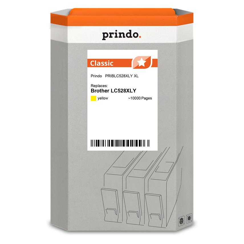Prindo kompatibel mit Brother LC528XLY (Y) (MC56516)