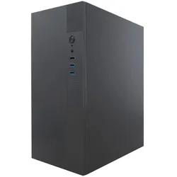 CoolBox COO-PCM440-F, PC Gehäuse, Schwarz