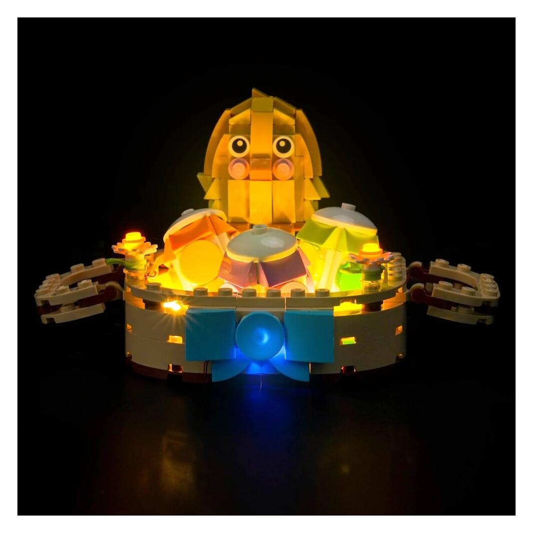 BrickBling LED Beleuchtungs-Set für LEGO 40863 Ostereierkorb (GC1337)