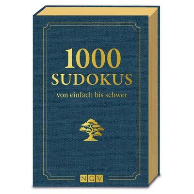 1000 Sudokus von einfach bis schwer, Gebundene Ausgabe von , Naumann & Göbel, 978-3-625-30022-9