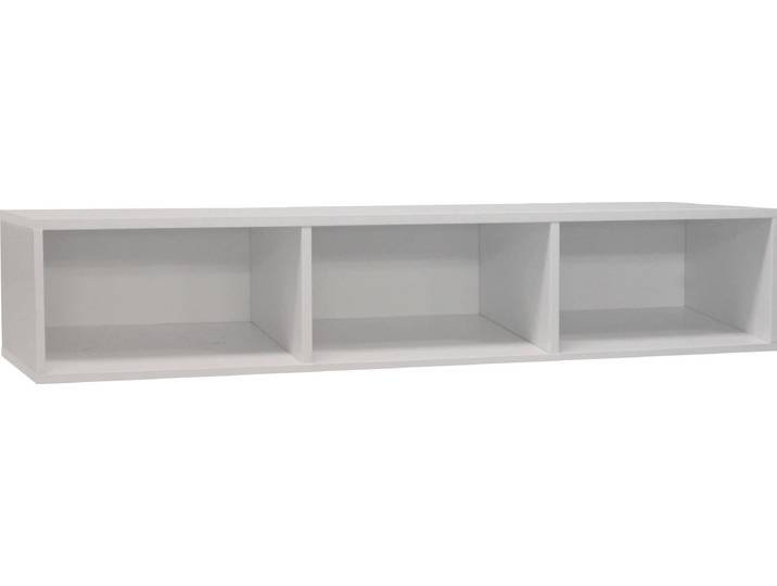 Hängeregal MÄUSBACHER Bonnie , grau (kreidegrau matt lack), B:118cm H:22cm T:32cm, Regale, Hängeregal, Regal variabel montierbar