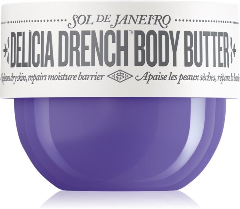 Sol de Janeiro Delicia Drench Tiefreinigende Feuchtigkeit spendende Körperbutter für trockene Haut 75 ml