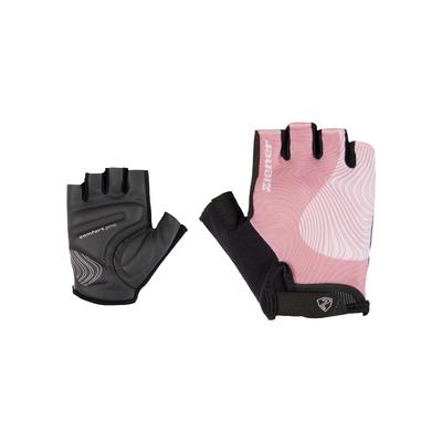 Fahrradhandschuhe ZIENER "CLENI-Z", Damen, Gr. 7, rosa (malve rose), Materialmix, Handschuhe