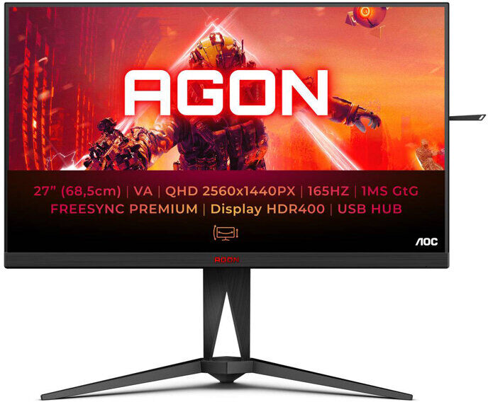 MONITOR LED GAMING AOC AG275QXN/EU
