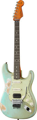 Fender 60 Strat HSS HR MBAH SADB Super Aged Daphne Blue
