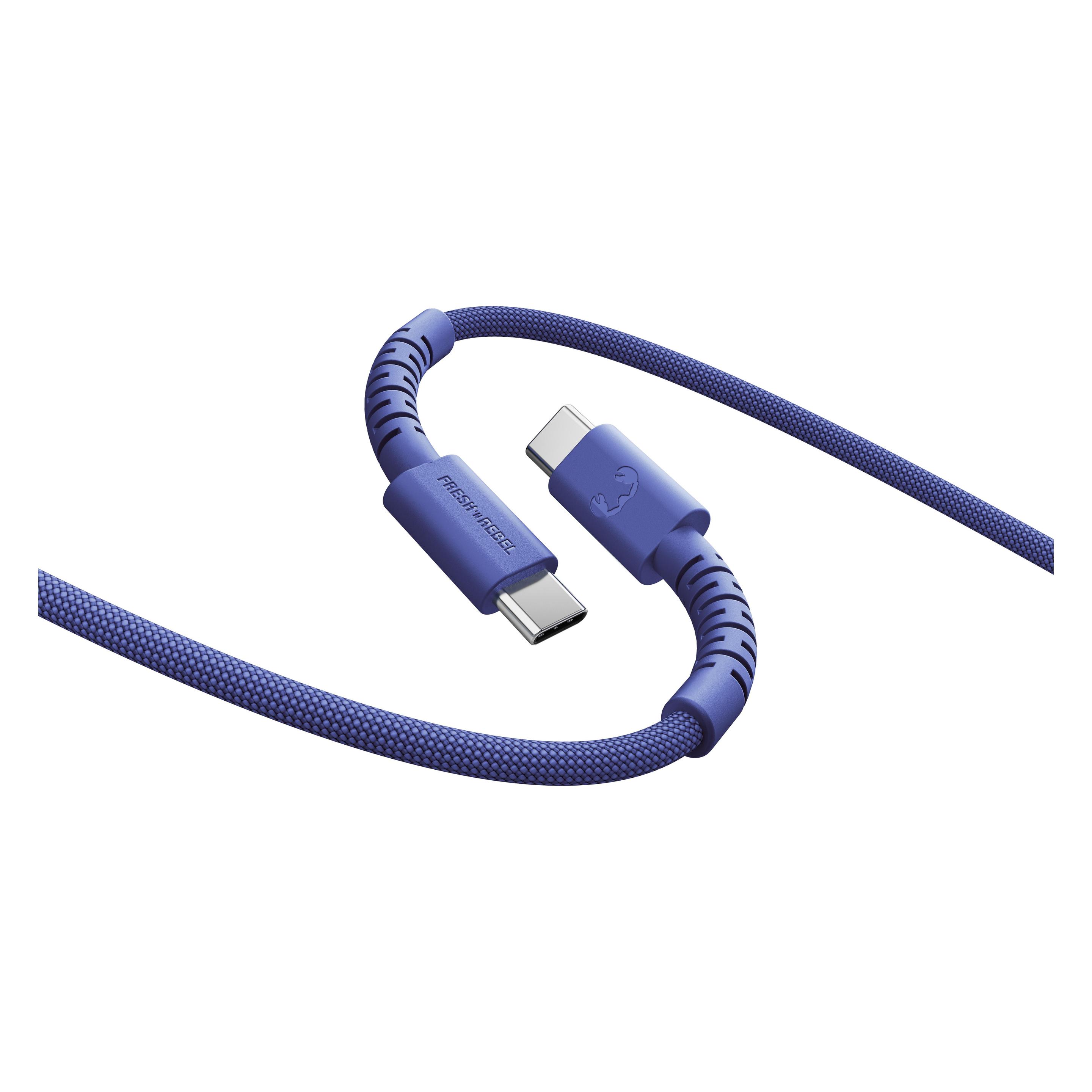 Fresh'N Rebel Fresh 'n Rebel USB-C to USB-C True Blue (2 m, 100 W) (2CCC201TB)
