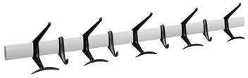 Kartell Hanger Garderobenstange (schwarz, B 90cm) schwarz   B 90cm