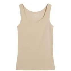 Bread and Boxers Tank Woman Beige Ökologische Baumwolle Medium Damen