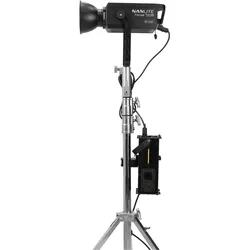 Nanlite Super Clamp w/ Hook + Adjustable Handle 300II/BII 500II/BII (NL-AS-CP-QR-FZ), Dauerlicht, Schwarz