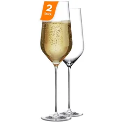 NUDE Stem Zero Trio Champagnerglas – 285 ml, 2er Set