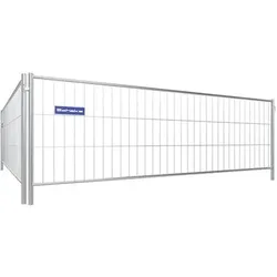 Bauzaun mobil, 1,20 x 3,50m, verzinkt