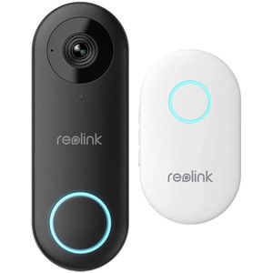 Reolink Türklingel D340W, Funk Set, mit Kamera, WLAN, App-fähig, wasserdicht, 5MP Video