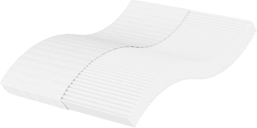 vidaXL Matelas en mousse blanc 140x200 cm dureté H2 H3